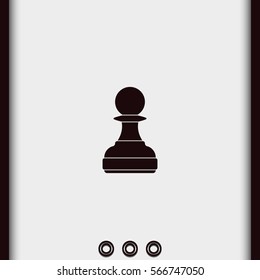 Chess pawn icon.