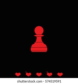 Chess pawn icon.