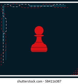 Chess pawn icon.