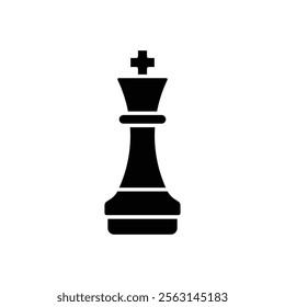 Chess pawn icon Isolated flat vector in outline