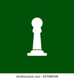 chess pawn icon. chess pawn sign