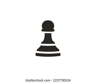 Chess pawn icon sign symbol