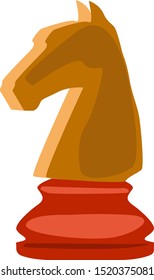 Chess pawn, illustration, vector on white background.