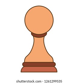 chess pawn isolated icon
