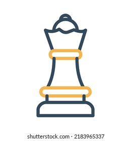 Chess pawn Isolated Vector icon which can easily modify or edit
