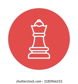 Chess pawn Isolated Vector icon which can easily modify or edit
