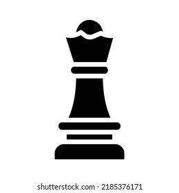 Chess pawn Isolated Vector icon which can easily modify or edit

