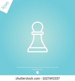 Chess Pawn line icon