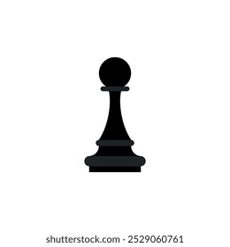 Chess pawn piece isolated. Symbol sign of chess game