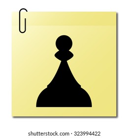 Chess Pawn - vector icon