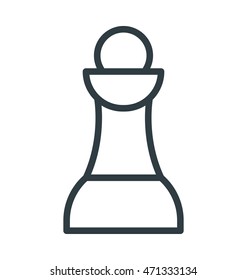 Chess Pawn Vector Icon