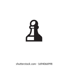 Chess pawn vector isolated icon illustration. Chess pawn Illustration