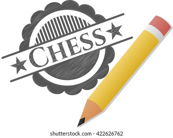 Chess penciled