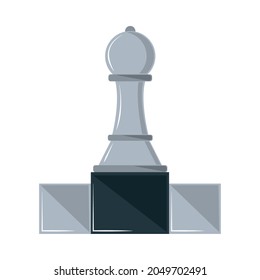 chess piece flat icon style