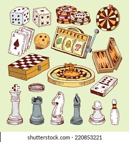 chess piece, hand drawn vector illustration.