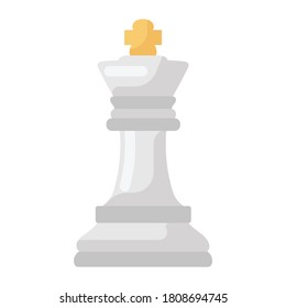 Chess piece icon design, board game concept 