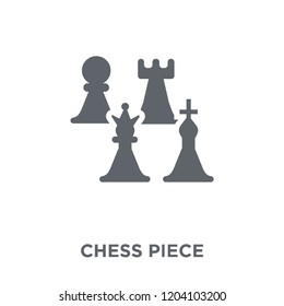 Chess piece icon. Chess piece design concept from Entertainment collection. Simple element vector illustration on white background.