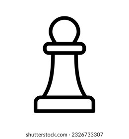 Chess Piece icon. sign for mobile concept and web design. vector illustration