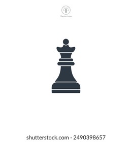 Chess Piece icon theme symbol vector illustration isolated on white background