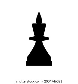 chess piece king, vector illustration