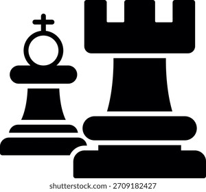 Schachspiel Neu Kreativ Symbol Design Vektor