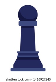 chess piece pawn icon cartoon isolated vector illustration graphic design