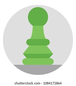 
chess piece Pawn, strategy planning vector icon
