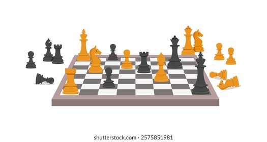 chess piece set good quality and good design