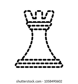 chess piece tower business strategy image concept