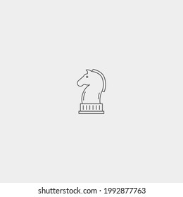 Chess piece vector icon illustration sign