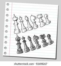 Chess pieces