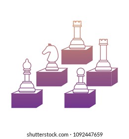 Chess pieces design