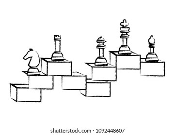 Chess pieces design