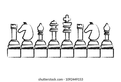 Chess pieces design