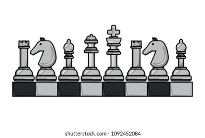 Chess pieces design