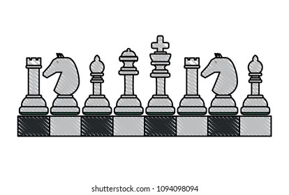 Chess pieces design
