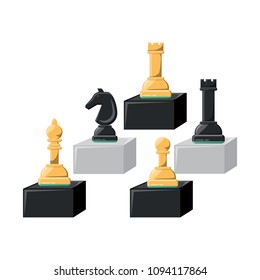 Chess pieces design