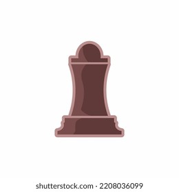 chess pieces flat illustration vector