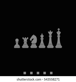 Chess pieces icon.