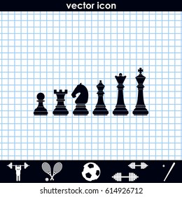 Chess pieces icon.