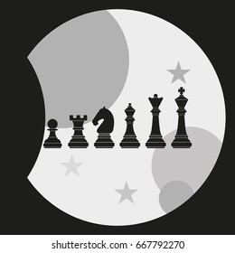 Chess pieces icon.
