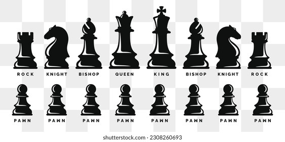 a rainha do xadrez quebra a defesa das peças pretas 2467712 Foto de stock  no Vecteezy