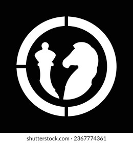 Chess pieces icon Vector Illustration