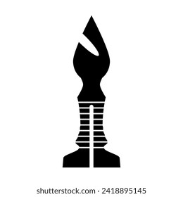 Chess pieces line icon. Game, checkers, board, knight, queen, pawn, checkmate, strategy, square, logic, bishop, check, mind. Vector icon for business and advertising