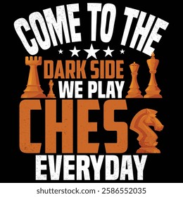 Chess pieces on a dark background: strategy games and challenge concept