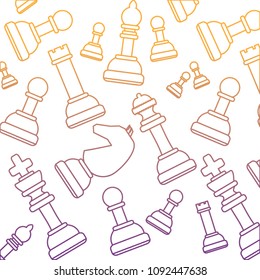 chess pieces pattern