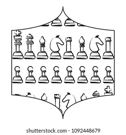 chess pieces pattern