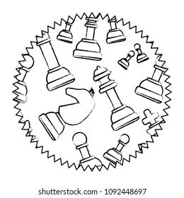 chess pieces pattern