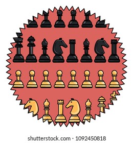 chess pieces pattern