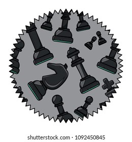 chess pieces pattern